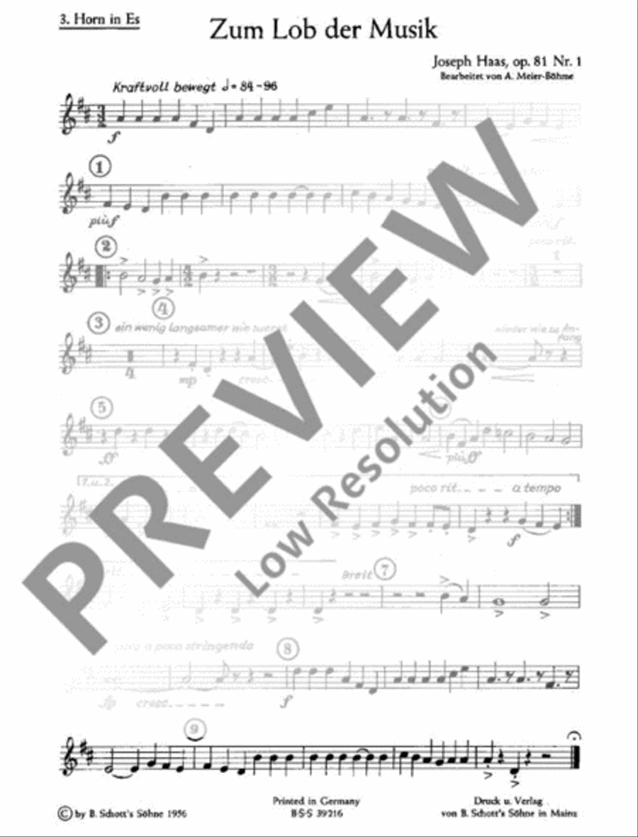Zum Lob der Musik TB scores gallery preview page 13