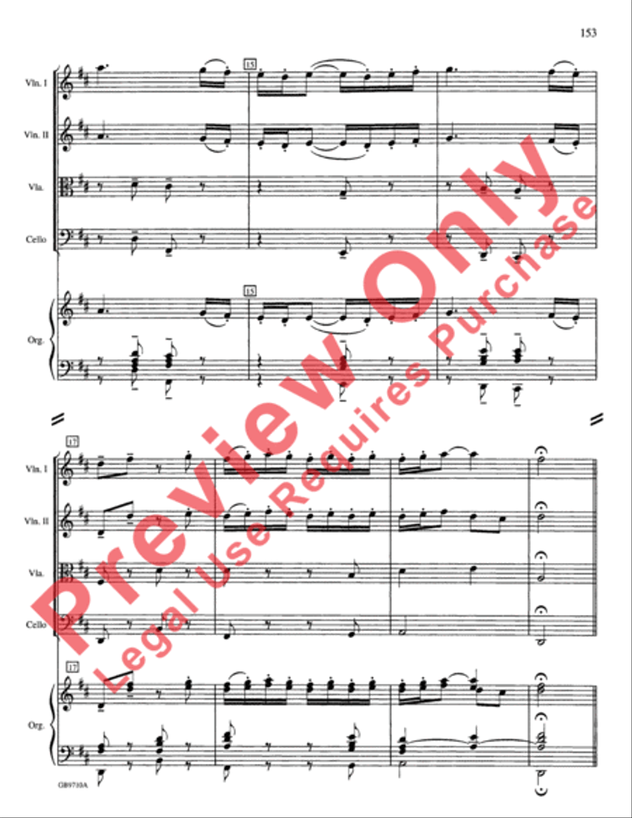 A Festival of Lessons and Carols Choir scores gallery preview page 154