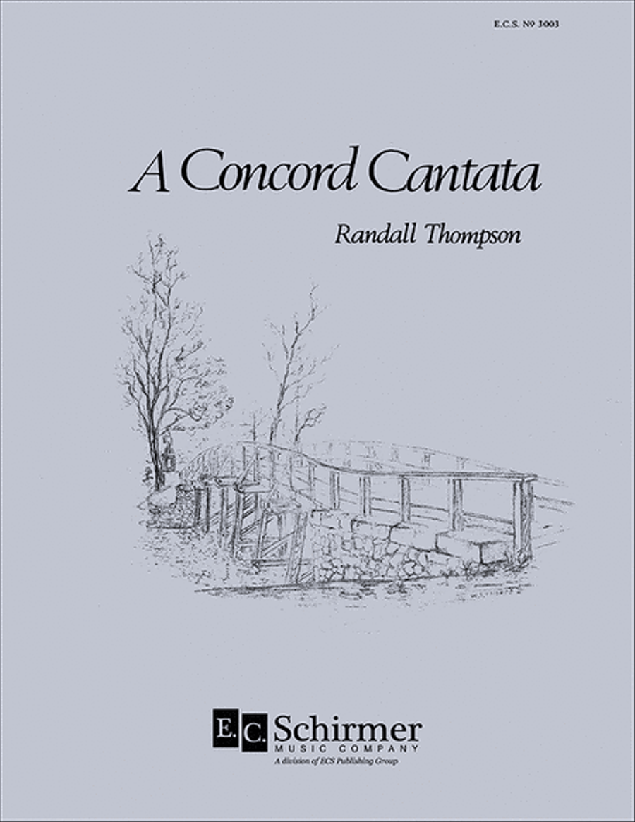 A Concord Cantata 4-Part scores gallery preview page 1
