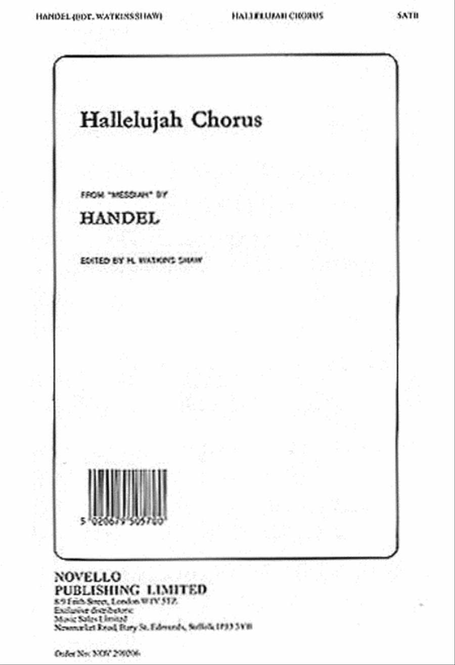 The Hallelujah Chorus (from Messiah) 4-Part scores gallery preview page 1