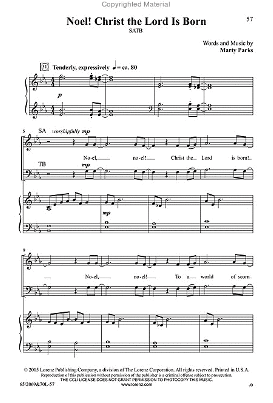 A Noel Celebration A Noel Celebration 4-Part scores gallery preview page 17