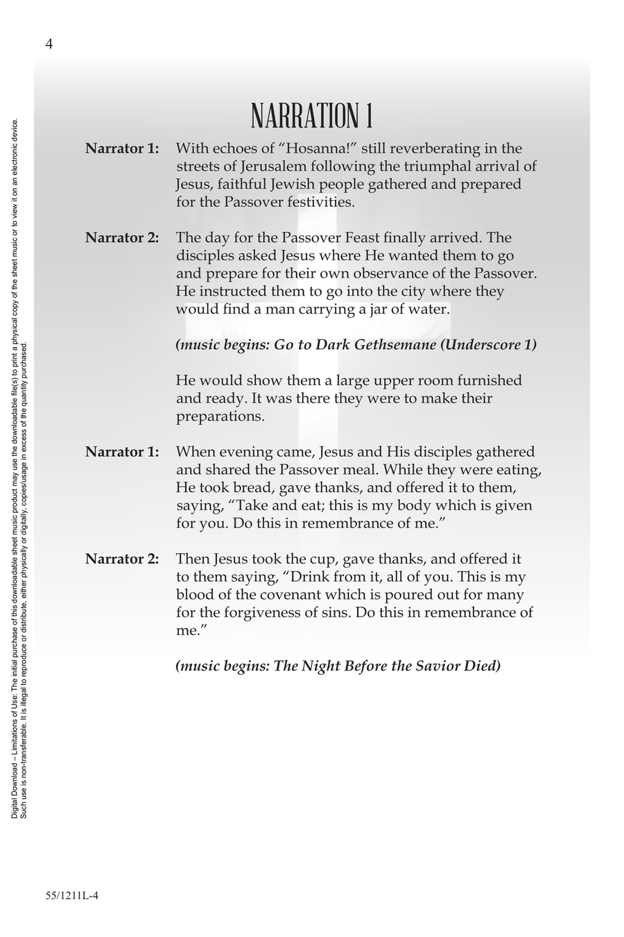 Not My Will, But Yours Choir scores gallery preview page 4