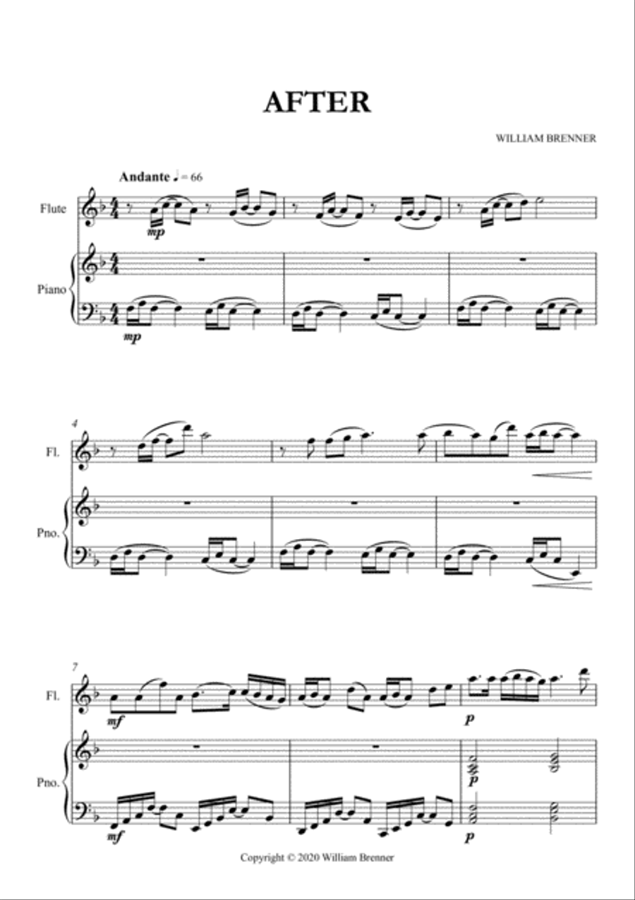 After - Flute Flute Solo scores gallery preview page 2