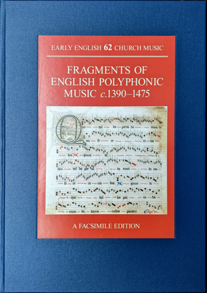 Book cover for Fragments of English Polyphonic Music c.1390-1475