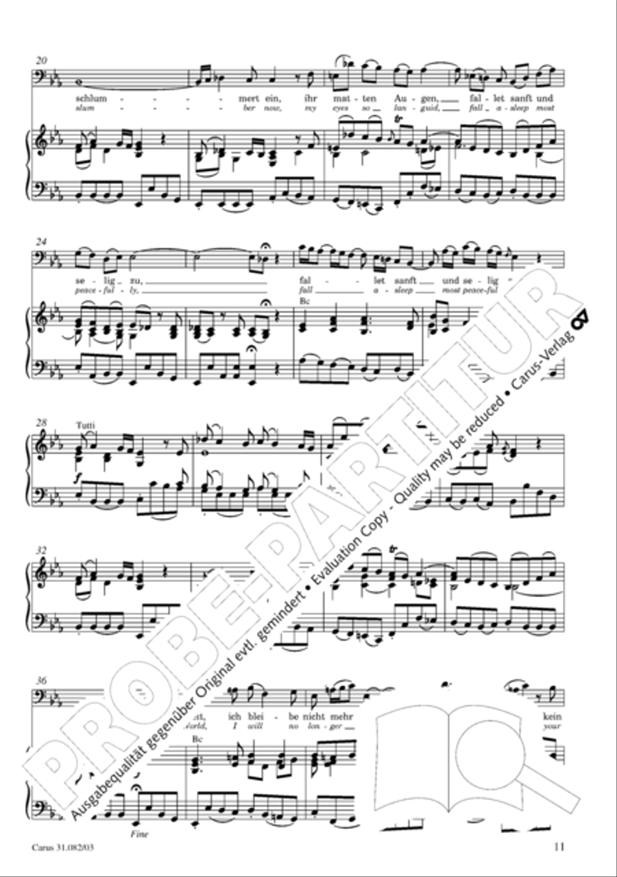 I have enough (Ich habe genung) Mezzo-Soprano Voice scores gallery preview page 14