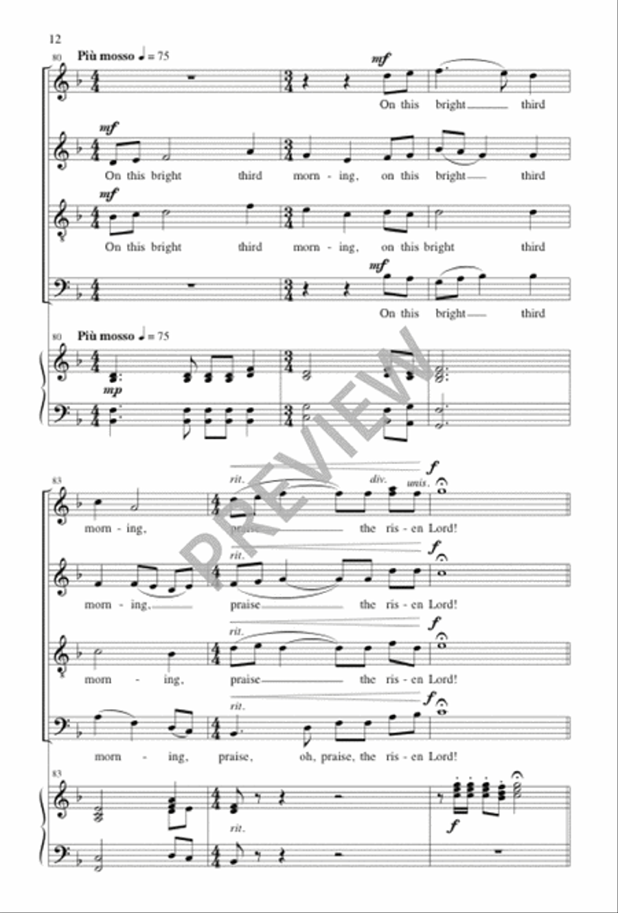Welcome, Happy Morning! Divisi scores gallery preview page 13