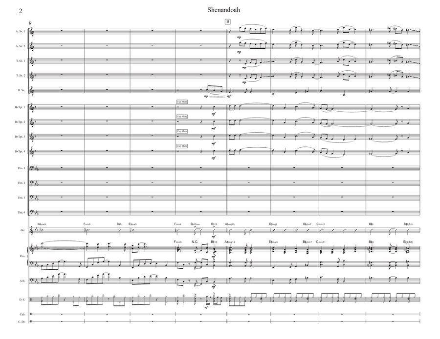 Shenandoah Jazz Ensemble scores gallery preview page 4