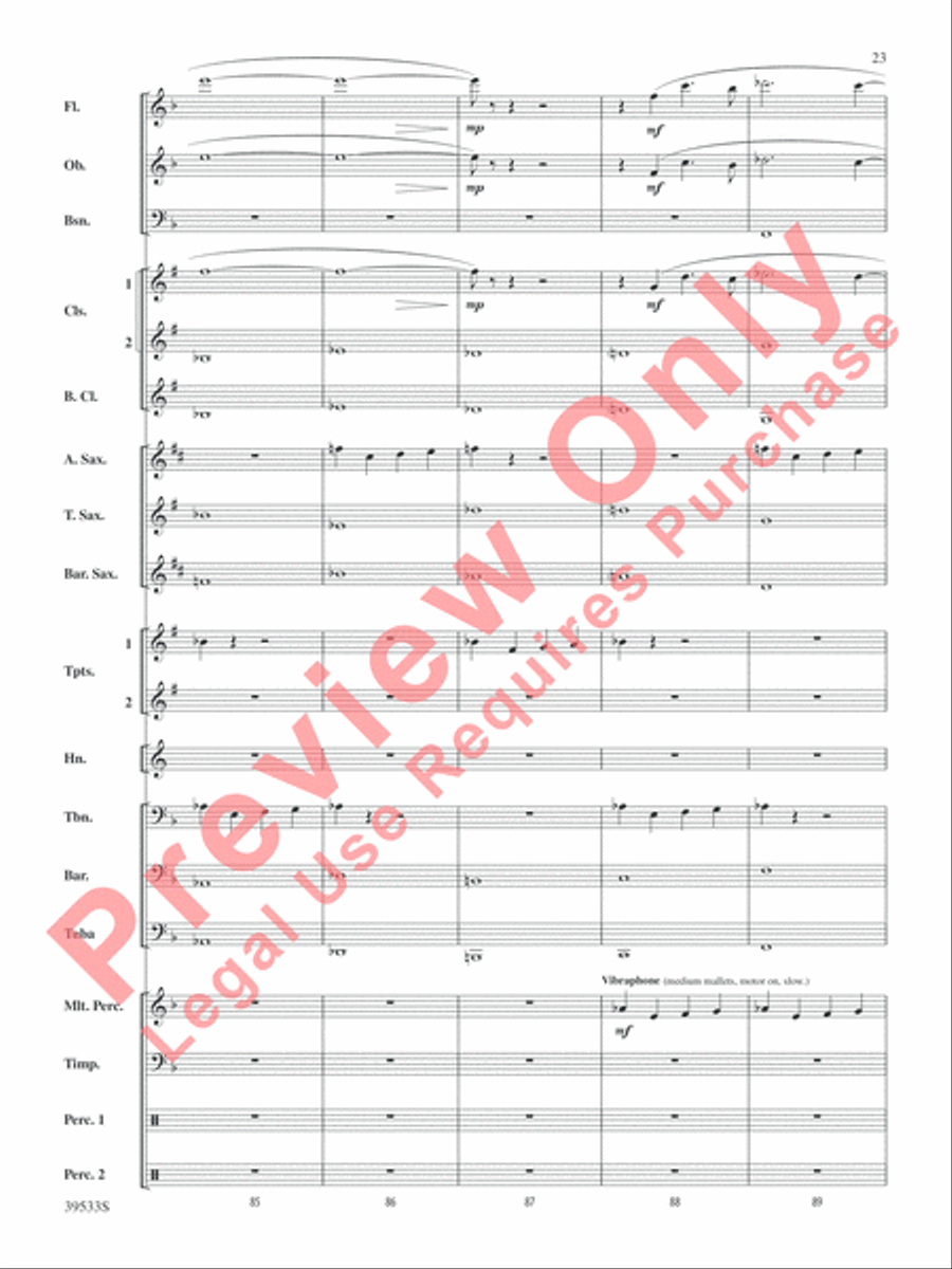 Dark Shadows (from the Original Motion Picture Soundtrack) Concert Band scores gallery preview page 24
