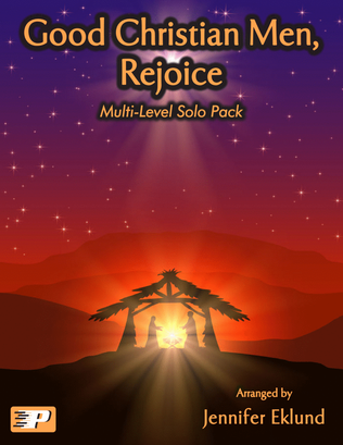 Good Christian Men, Rejoice (Easy Multi-Level Solo)