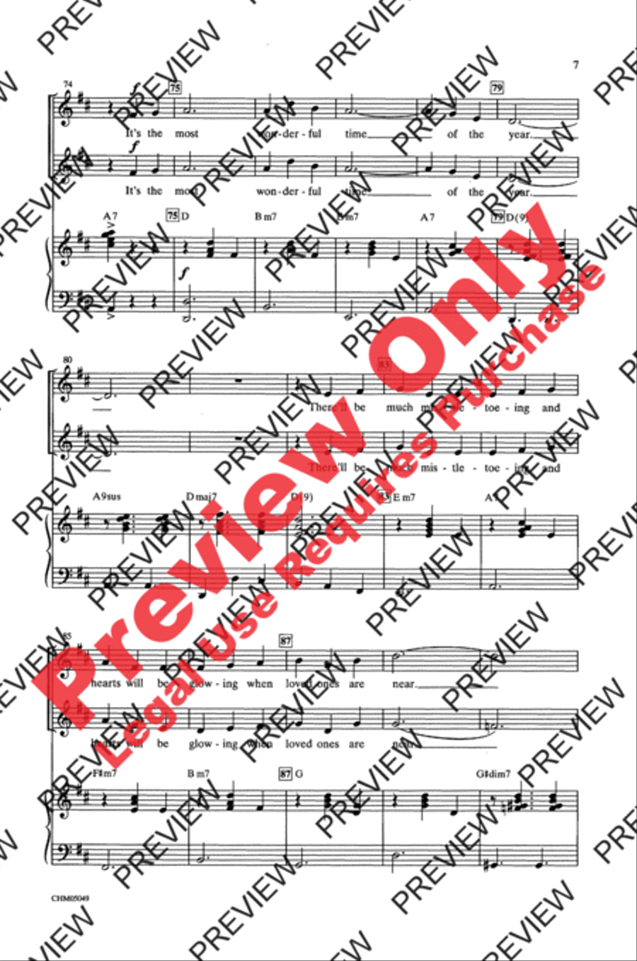 It's the Most Wonderful Time of the Year 2-Part scores gallery preview page 21