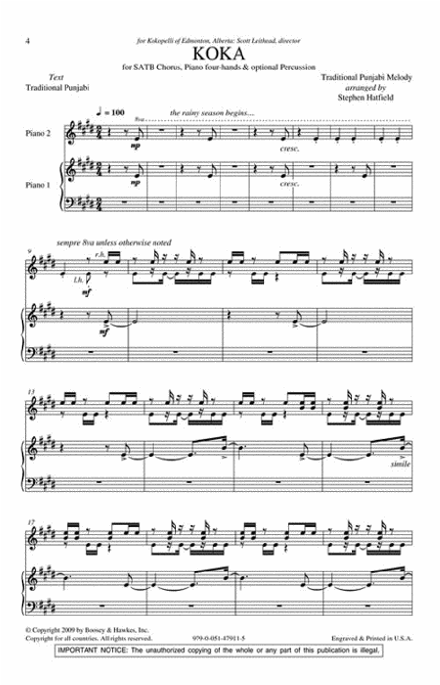 Koka 4-Part scores gallery preview page 2