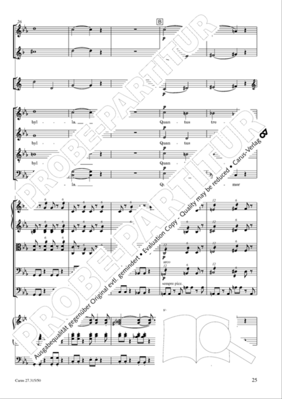 Requiem in C major 4-Part scores gallery preview page 28