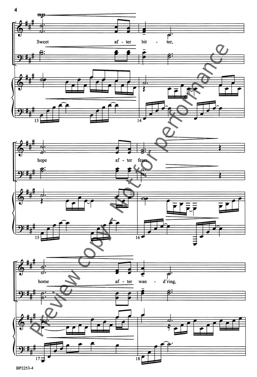 All Things New (Hagenberg) 4-Part scores gallery preview page 5