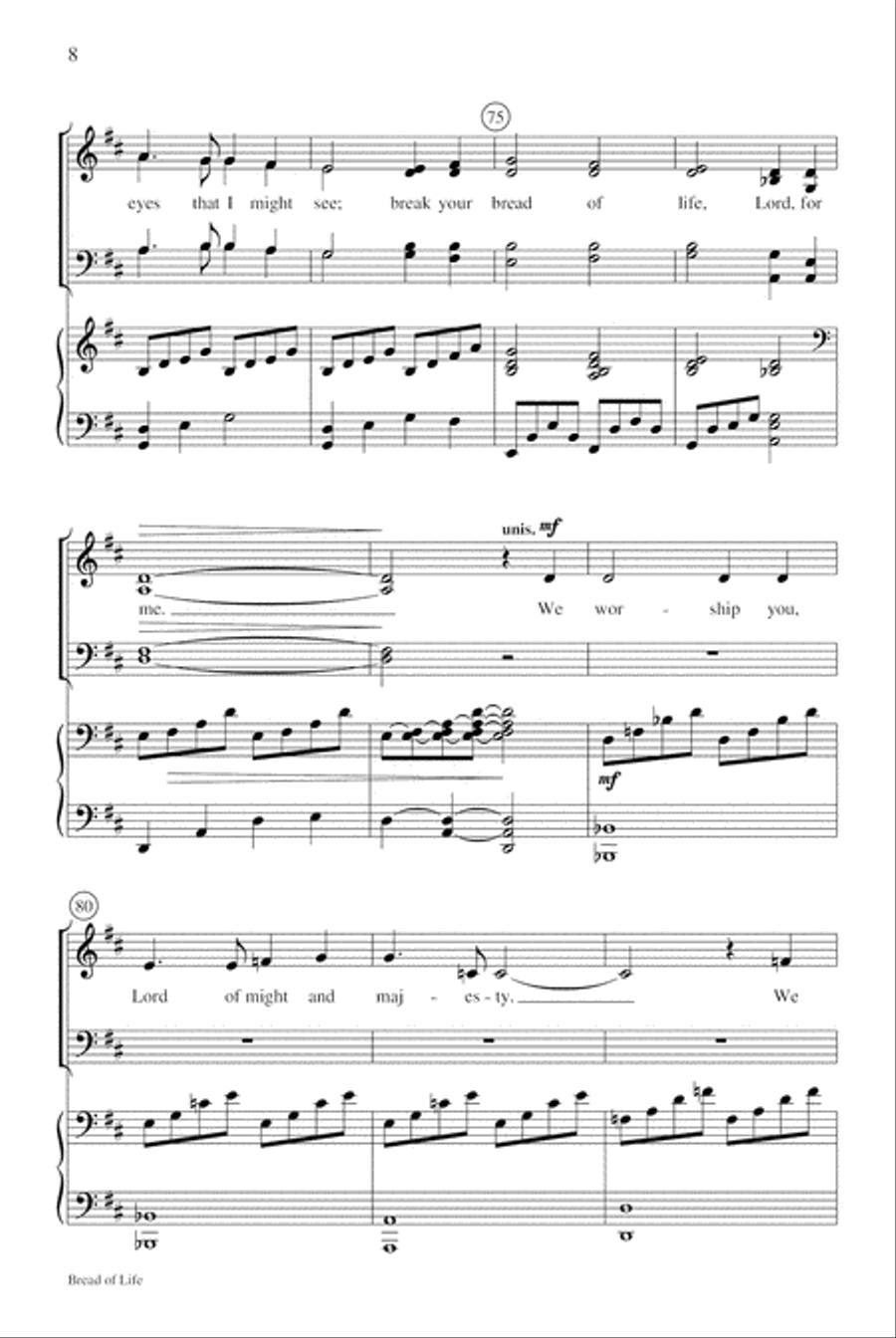 Bread of Life Bread of Life 4-Part scores gallery preview page 9