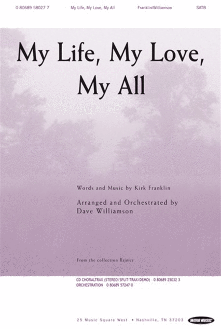 My Life, My Love, My All - Anthem 4-Part scores gallery preview page 1