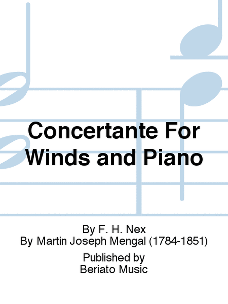 Concertante For Winds and Piano