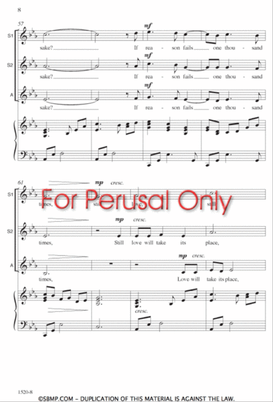 Sleeping Heart - SSA Octavo SSA scores gallery preview page 7