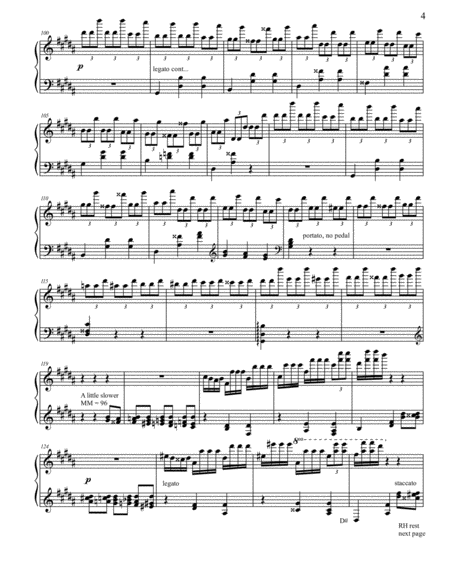 La Campanella Paganini Etude No.3 in G# minor for Piano Solo image number null