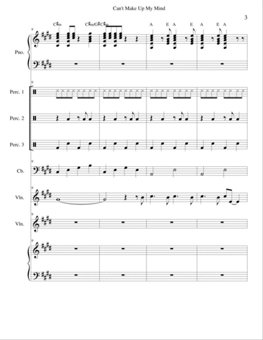Can't Make Up My Mind School and Community scores gallery preview page 3