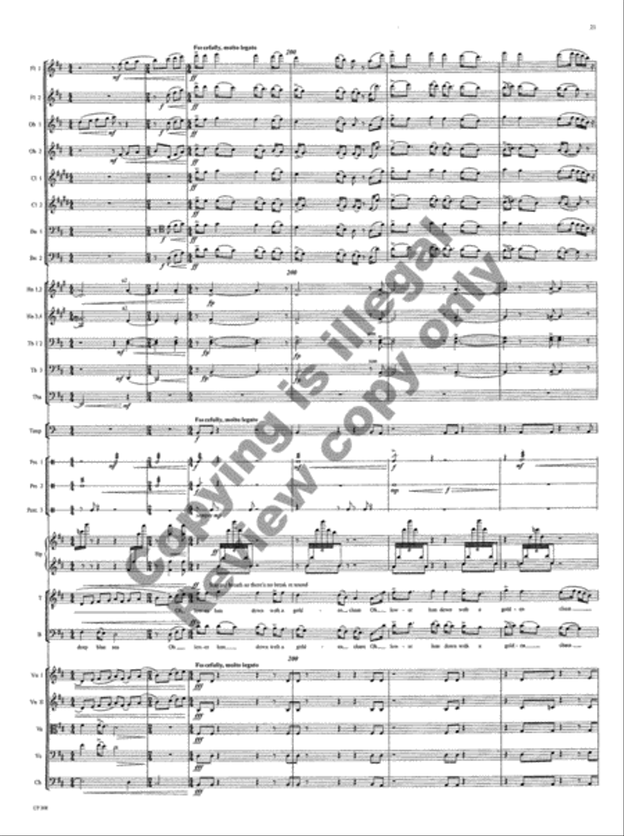 American Folk Song Suite (Orchestra Score) Choir scores gallery preview page 77