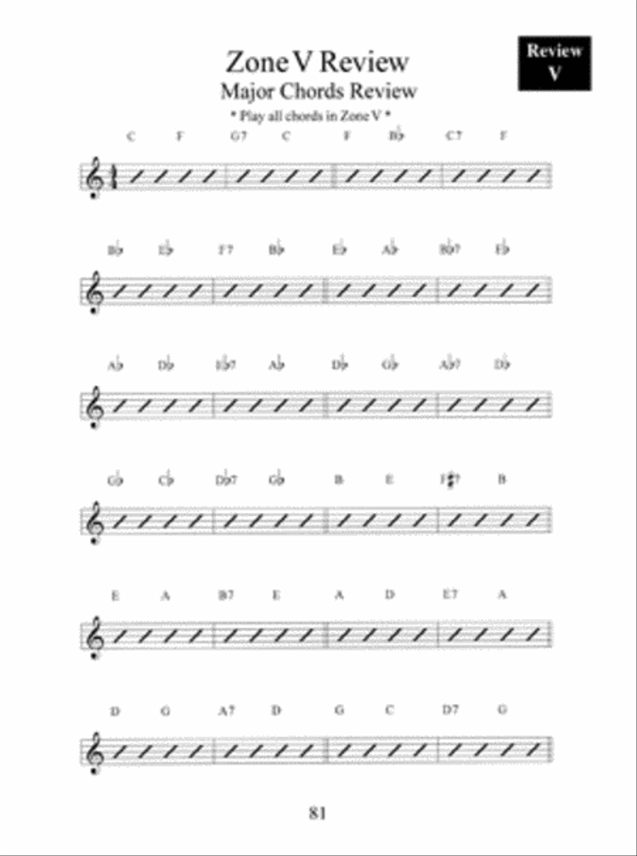 Modern Guitar Method, Chords In Position Guitar scores gallery preview page 5