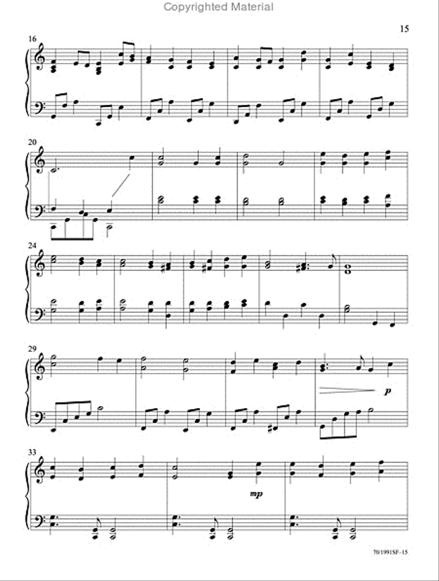 Christmas Wonder Christmas Wonder Piano Solo scores gallery preview page 10