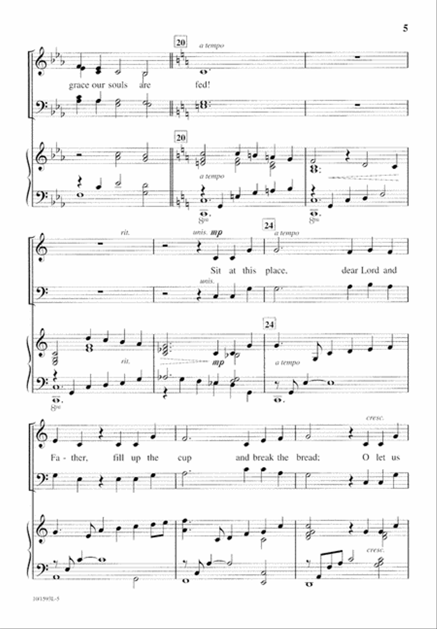 Bread of the World 4-Part scores gallery preview page 6