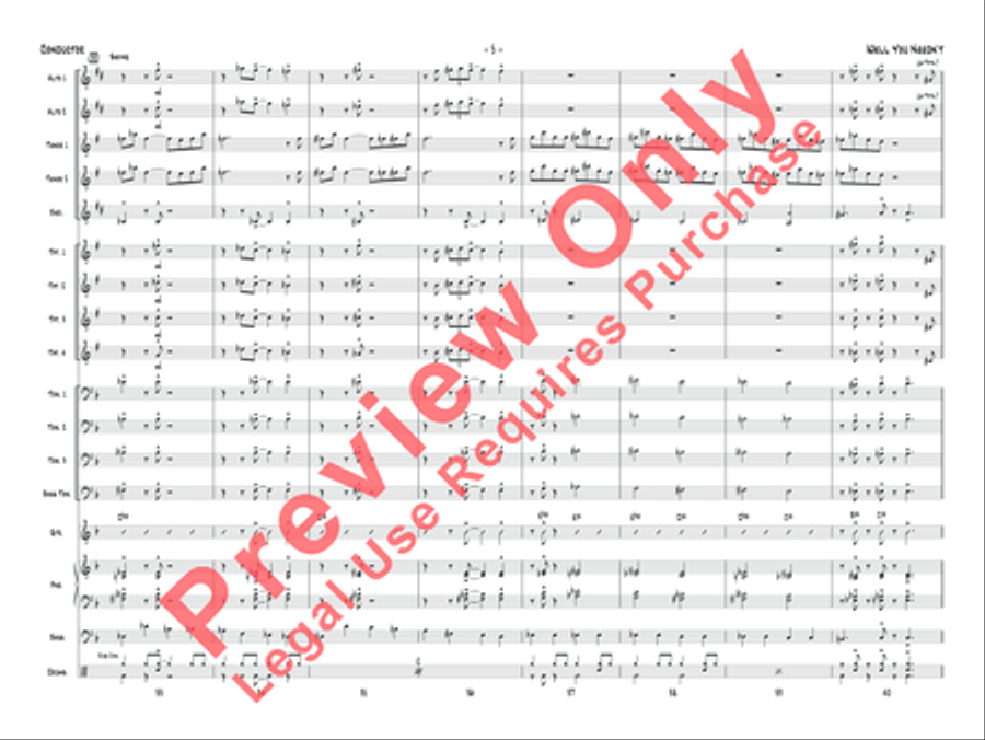 Well You Needn't Jazz Ensemble scores gallery preview page 6
