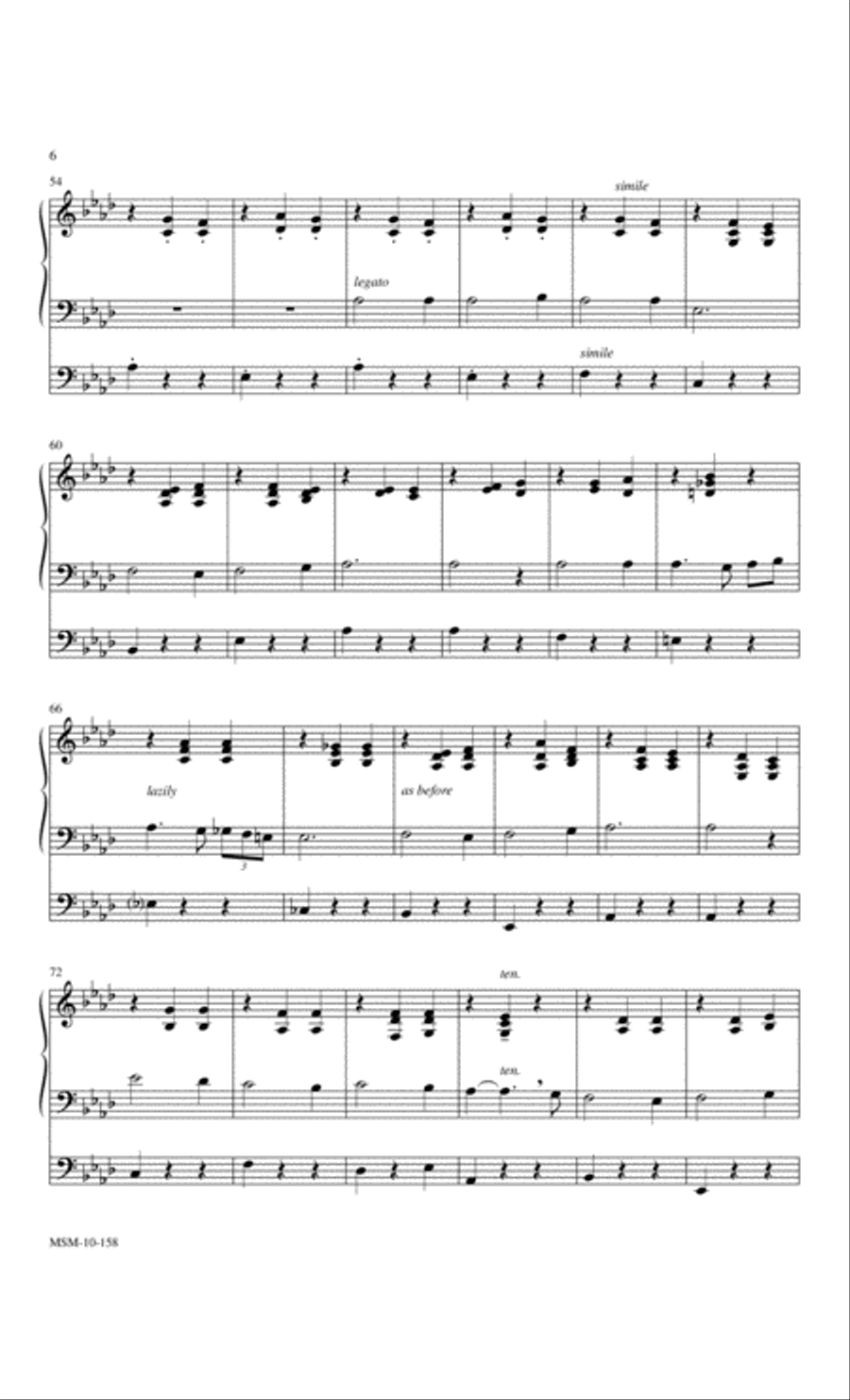 Fantasy on Tempus Adest Floridum Organ scores gallery preview page 4