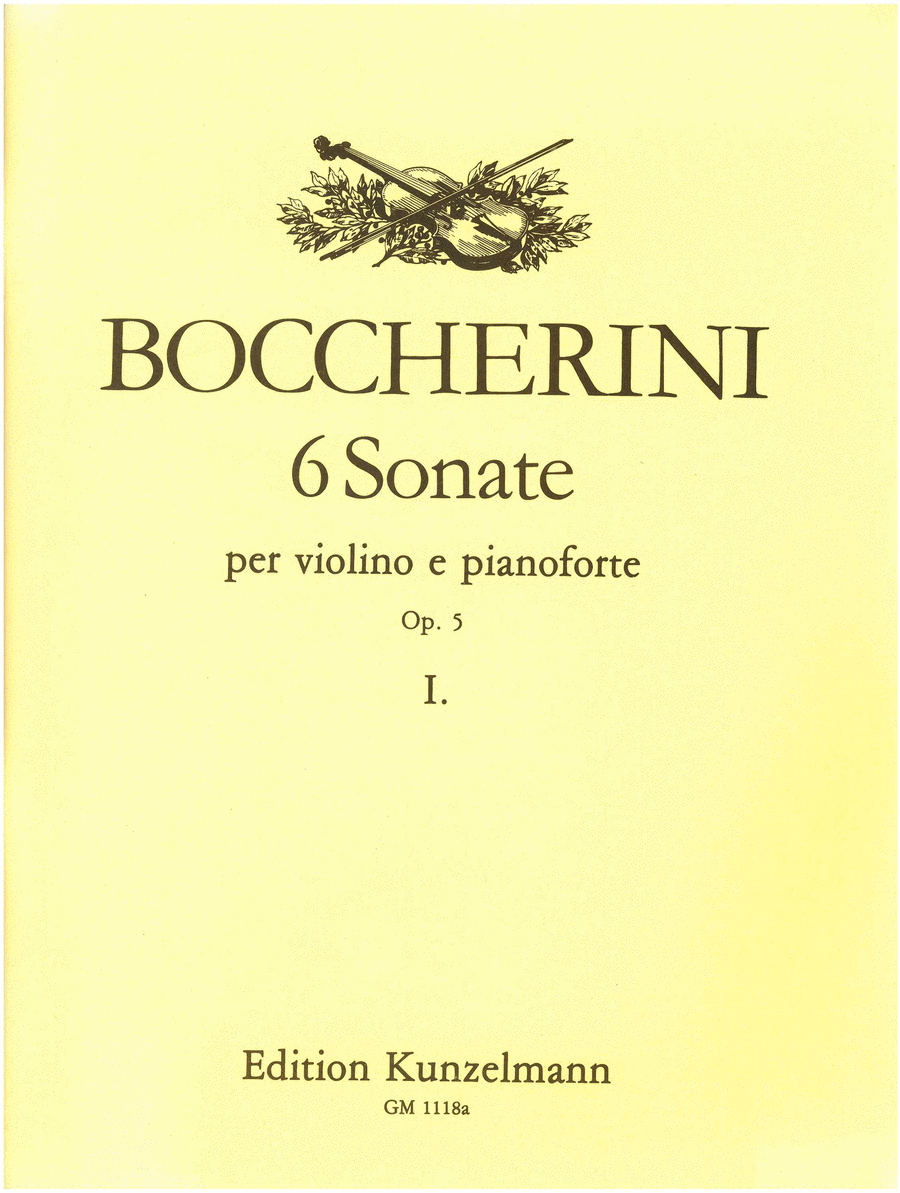 Violin Sonatas (6) Op.5 Volume 1