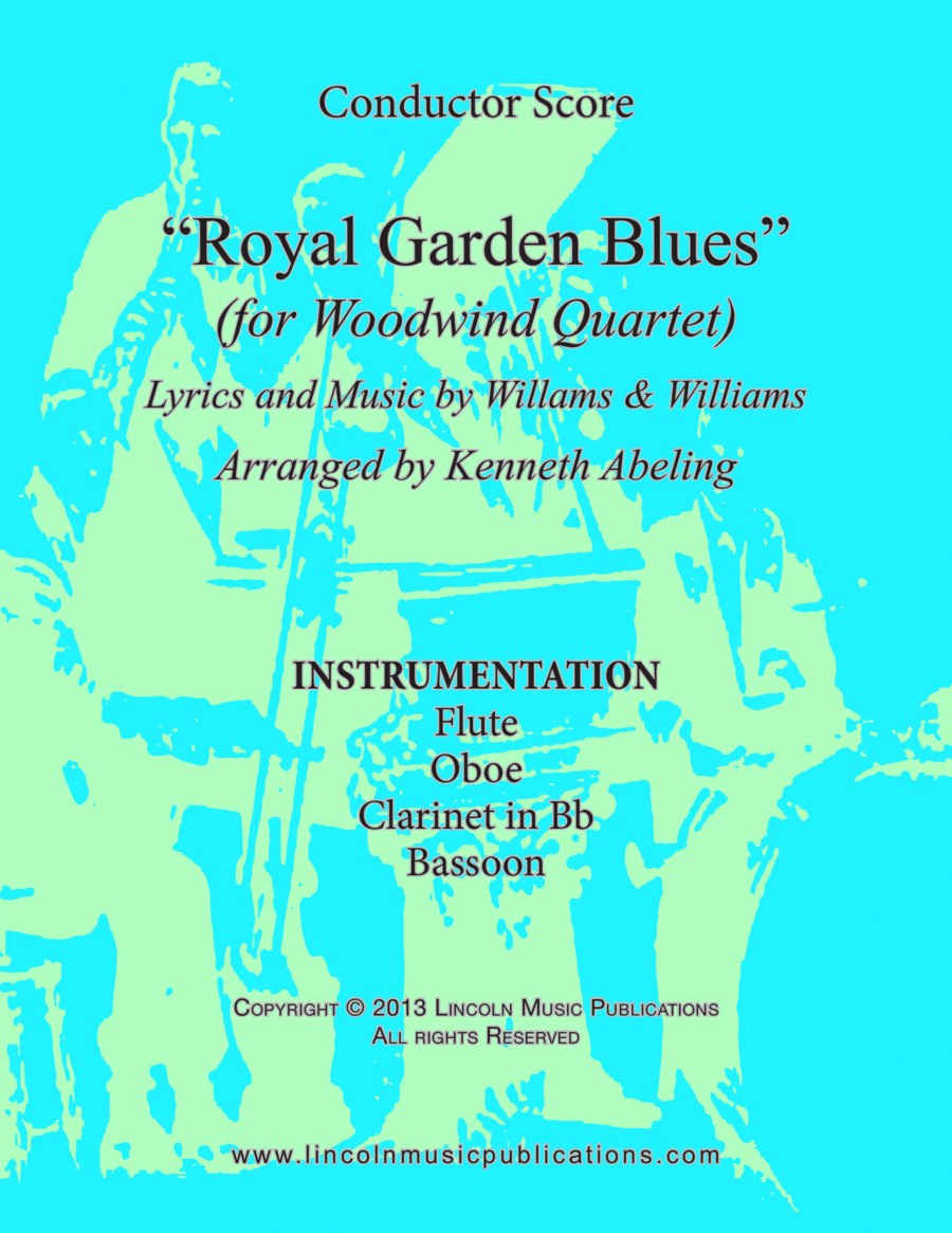 Royal Garden Blues (for Woodwind Quartet) Woodwind Quartet scores gallery preview page 1