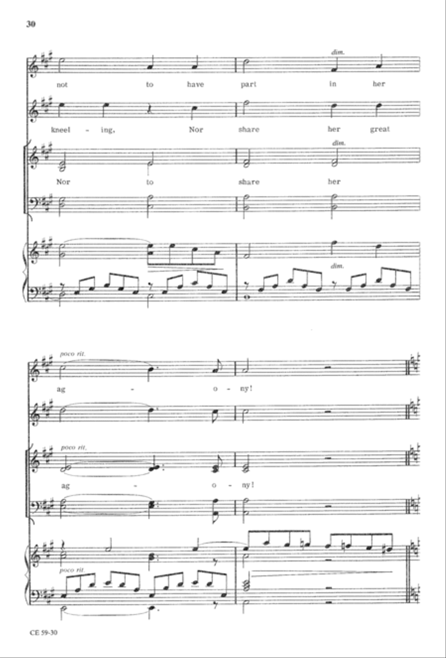 The Seven Last Words of Christ 4-Part scores gallery preview page 32