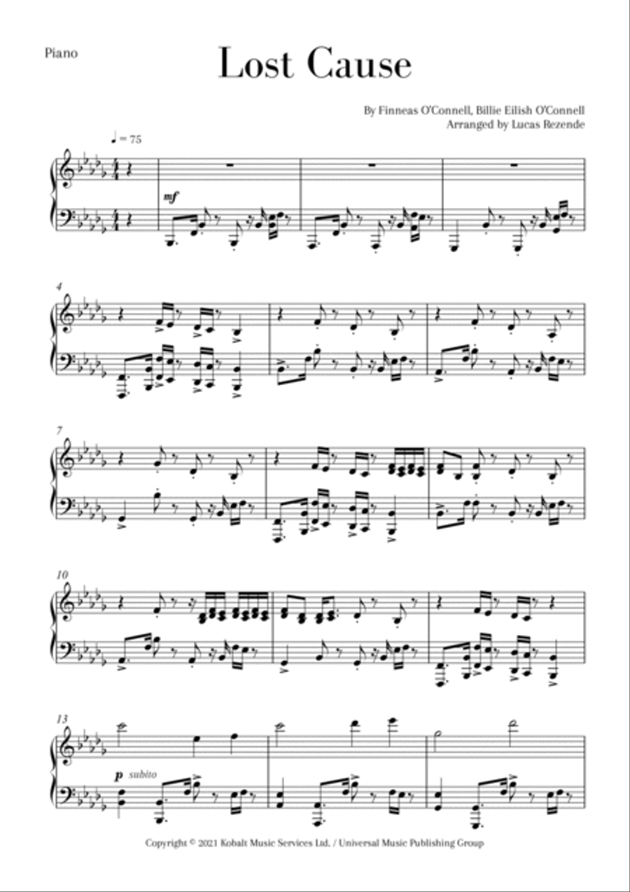 Lost Cause Small Ensemble scores gallery preview page 3
