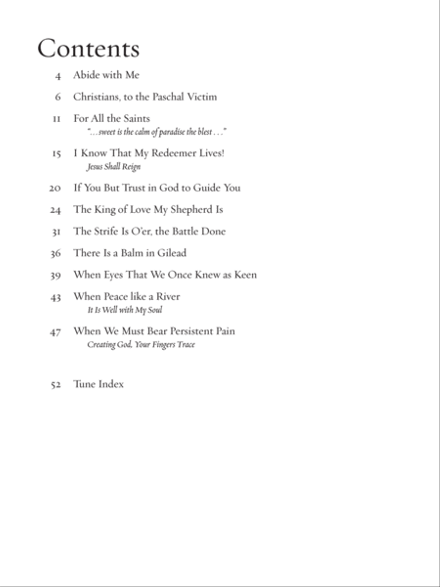 Sweet Is the Calm: Organ Settings on Hymns of Comfort Organ scores gallery preview page 3