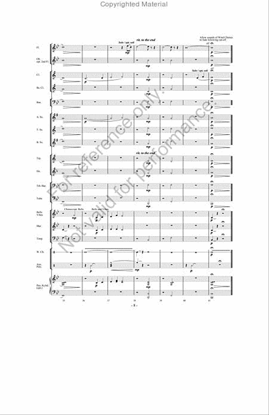 A Song For Peace A Song For Peace Concert Band scores gallery preview page 7