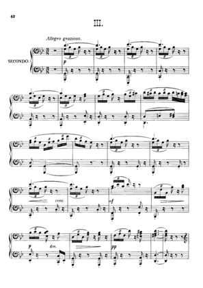Book cover for Dvorak Symphony No.8 III, IV, for piano duet(1 piano, 4 hands), PD804