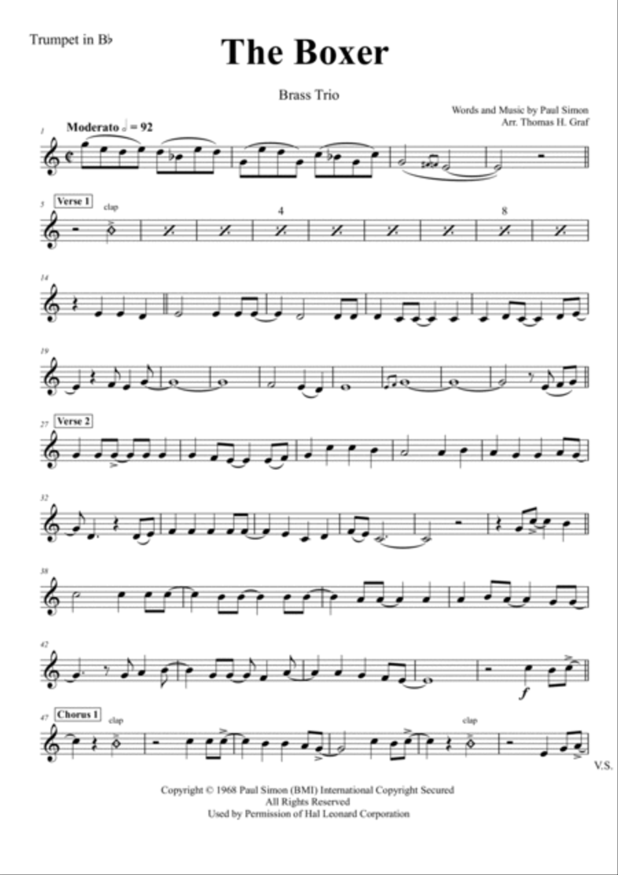 The Boxer Trombone scores gallery preview page 5