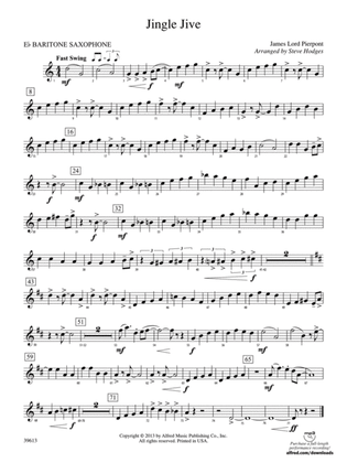 Jingle Jive: E-flat Baritone Saxophone