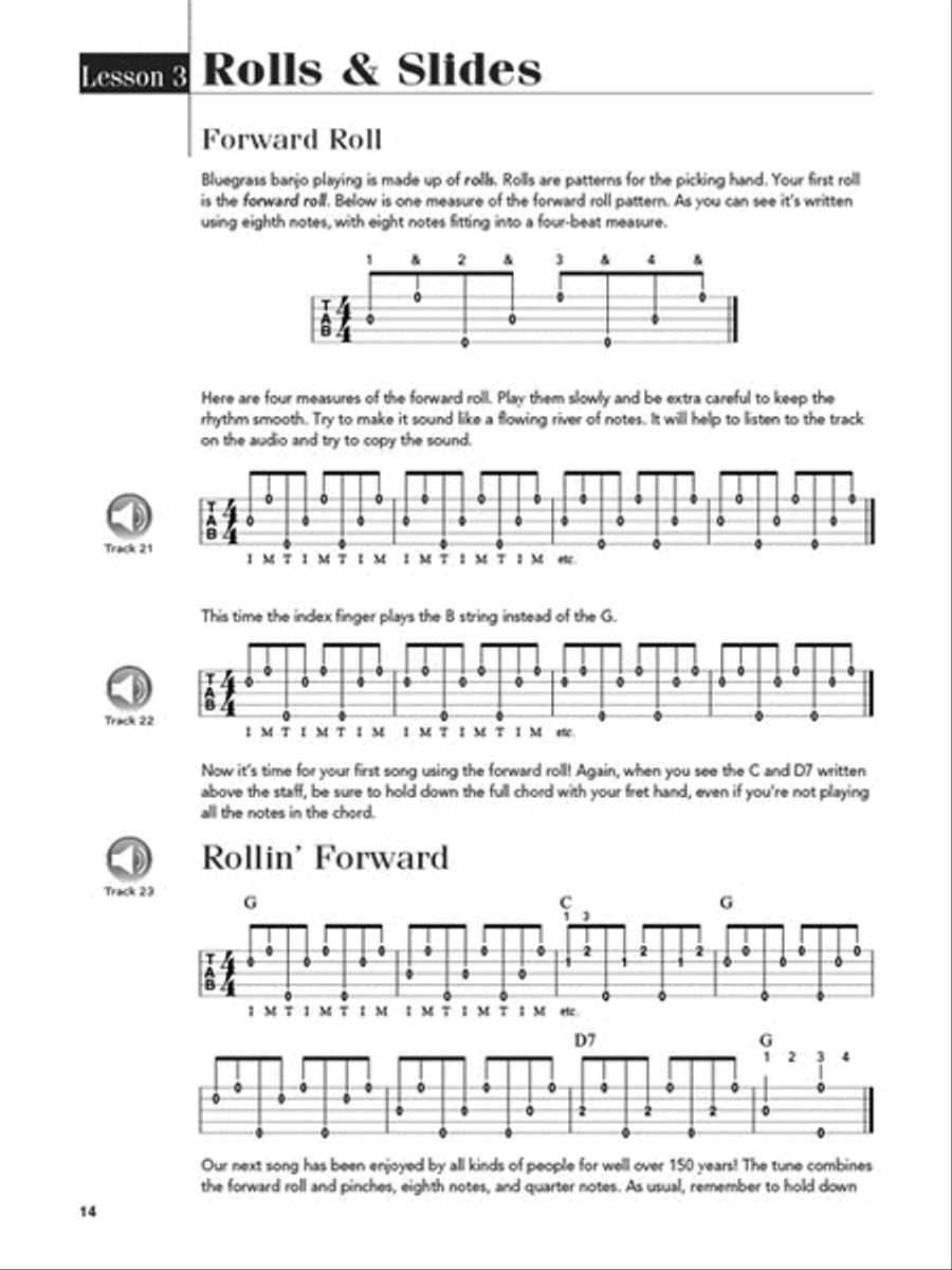 Play Banjo Today! Level One Guitar Tablature scores gallery preview page 3