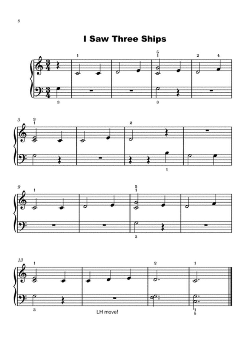 I Saw Three Ships (Beginner Piano) image number null