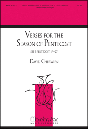 Verses for the Season of Pentecost, Set 3