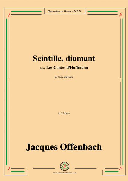 Offenbach-Scintille,diamant,in E Major