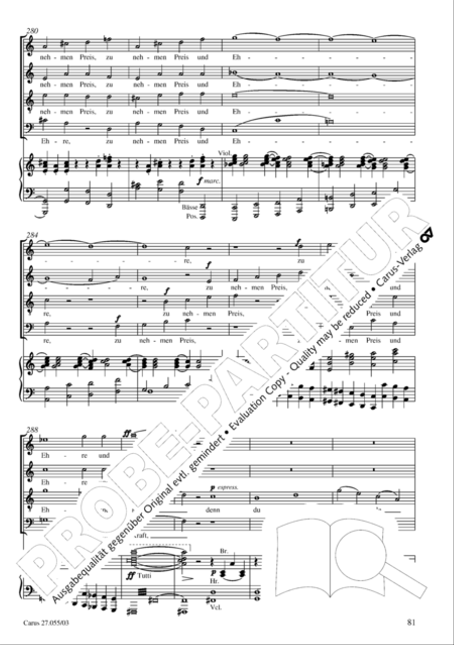 Ein Deutsches Requiem (German Requiem) 4-Part scores gallery preview page 84