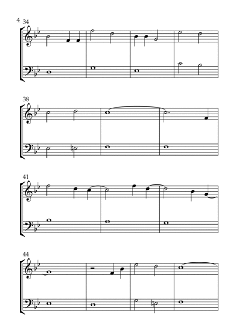 Can You Feel The Love Tonight Woodwind Duet scores gallery preview page 4