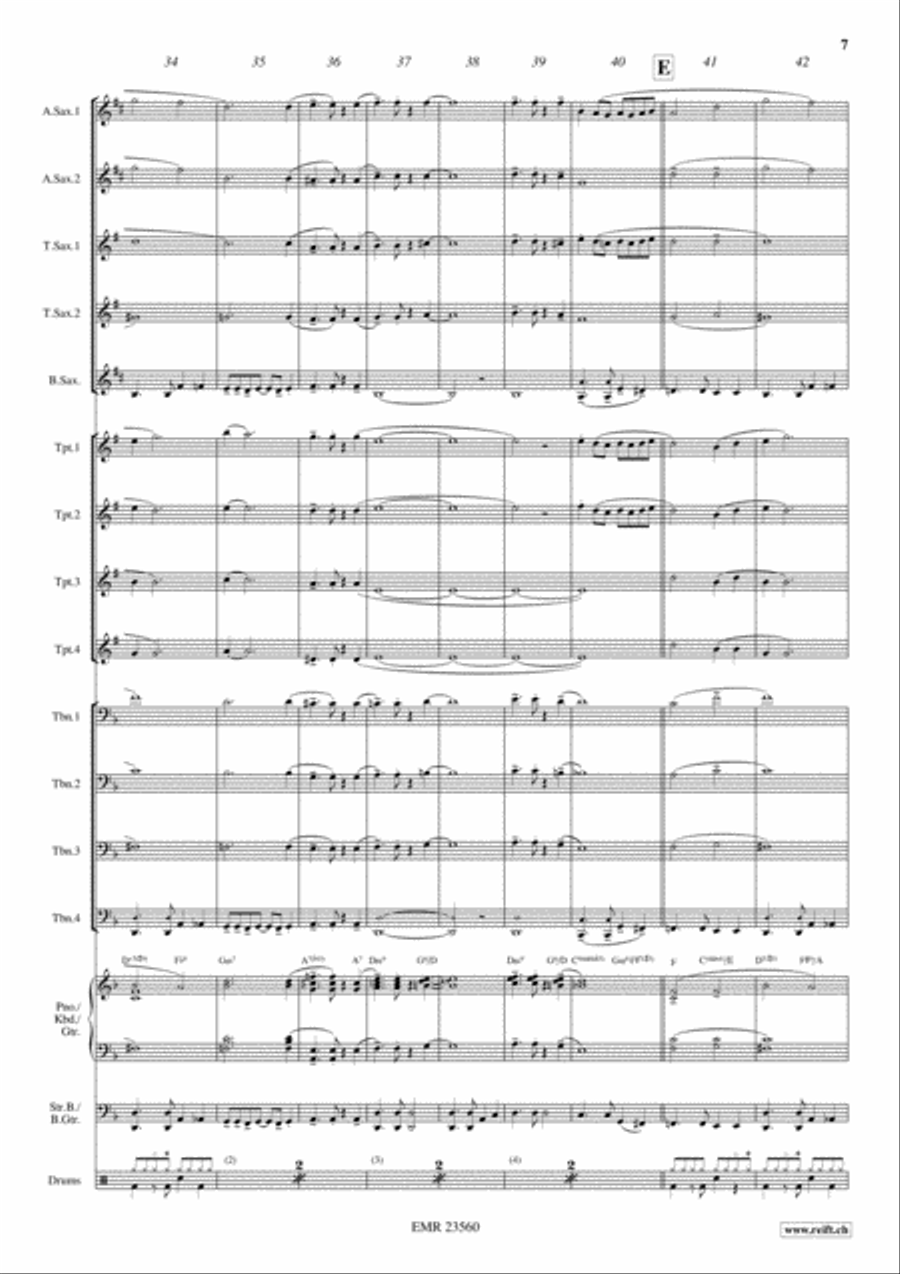 Summertime Big Band scores gallery preview page 7