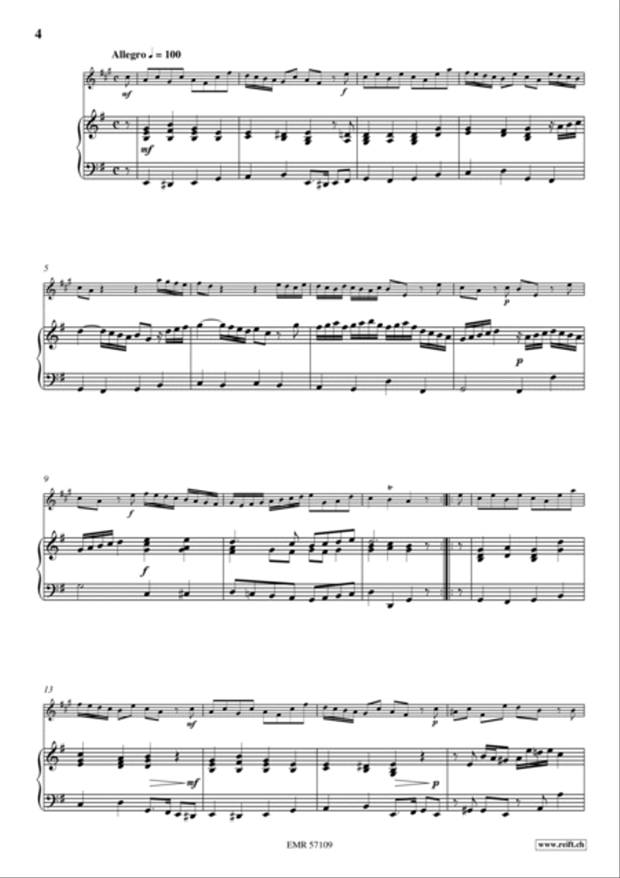 Sonata No. 2 Sonata No. 2 Tenor Saxophone scores gallery preview page 5
