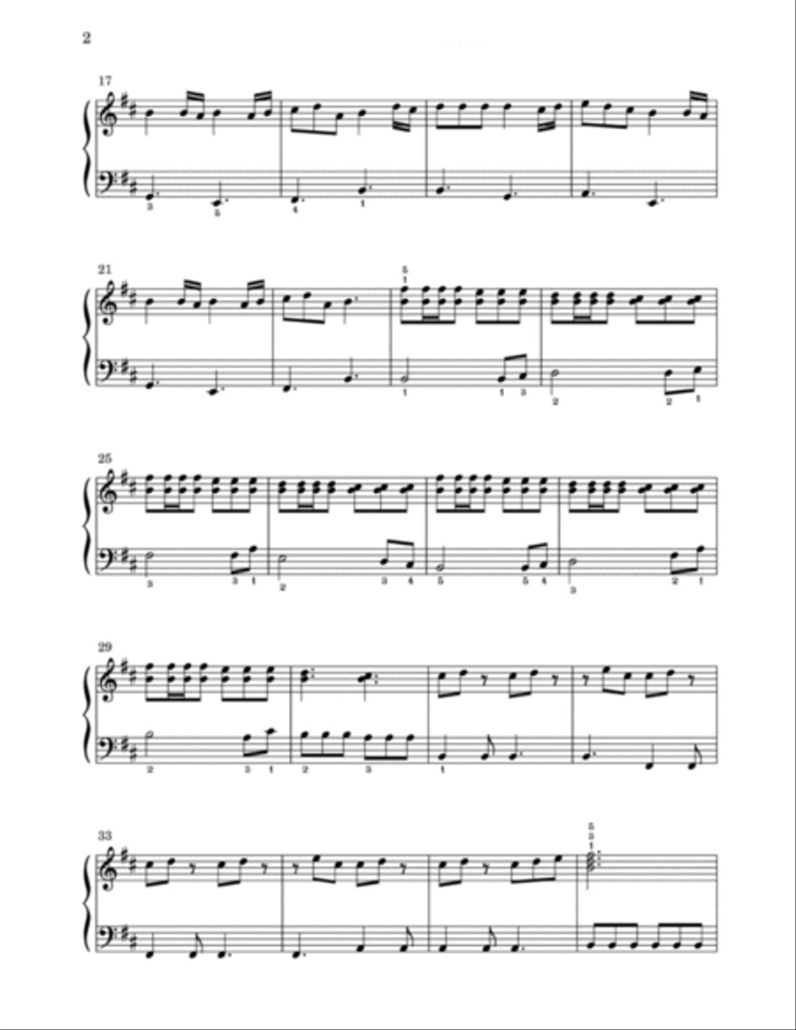 Dragonborn (skyrim Theme) Piano Solo scores gallery preview page 2