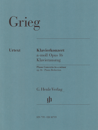 Book cover for Piano Concerto in A minor Op. 16