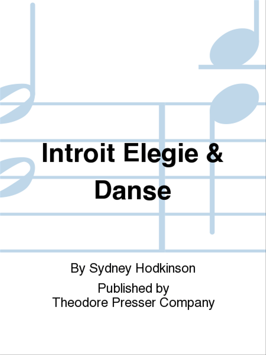 Introit Elegie & Danse Chamber Music scores gallery preview page 1