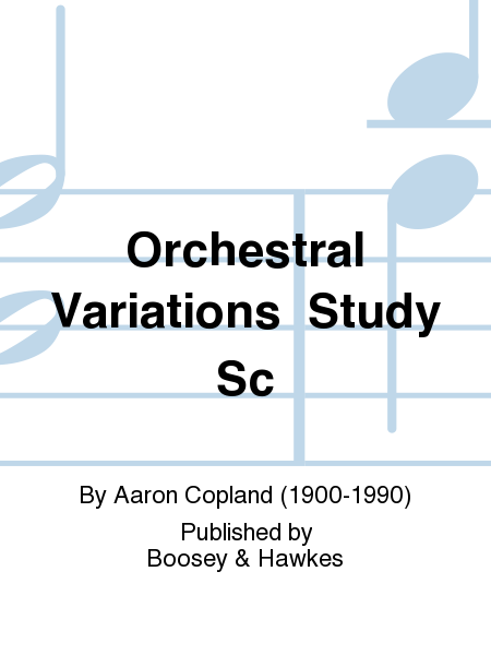Orchestral Variations Study Sc